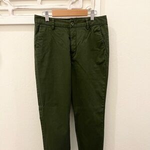 H&M olive green chinos size 4
